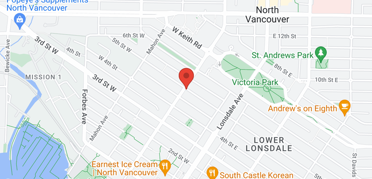 map of 207 177 W 5TH STREET